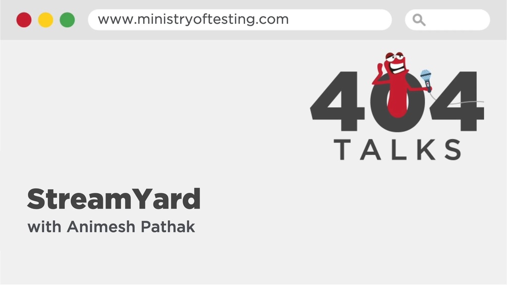 StreamYard with Animesh Pathak image