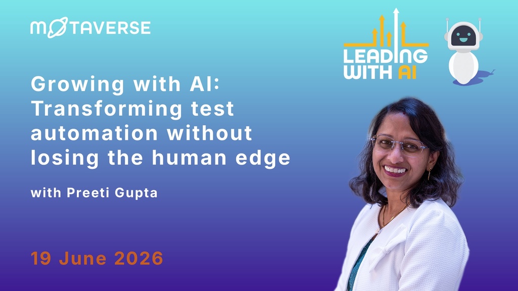 Growing with AI: Transforming test automation without losing the human edge image