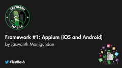 Jaswanth gives us a 10 minute lowdown on Appium image