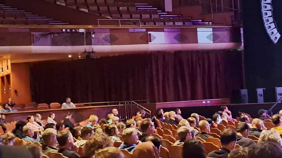 Main Hall at it's full capacity - Listening, learning, feeling and capturing too :)  image