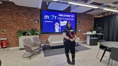 MoT Manchester image being used as a background for a photoshoot (part 3) image