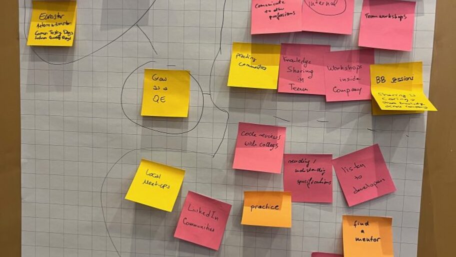 Ideas for a future in quality engineering, from our workshop participants in November image