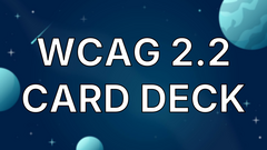 WCAG 2.2 Card Deck image