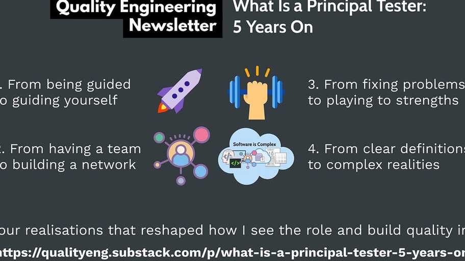 What Is a Principal Tester - 5 Years On image