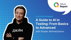 This webinar is your personal guide to the world of AI in testing image