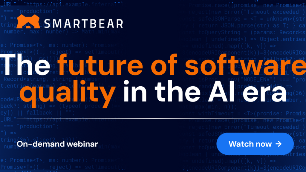 SmartBear. The future of software quality in the AI era.