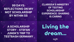 The Ministry of Testing Scholarship image