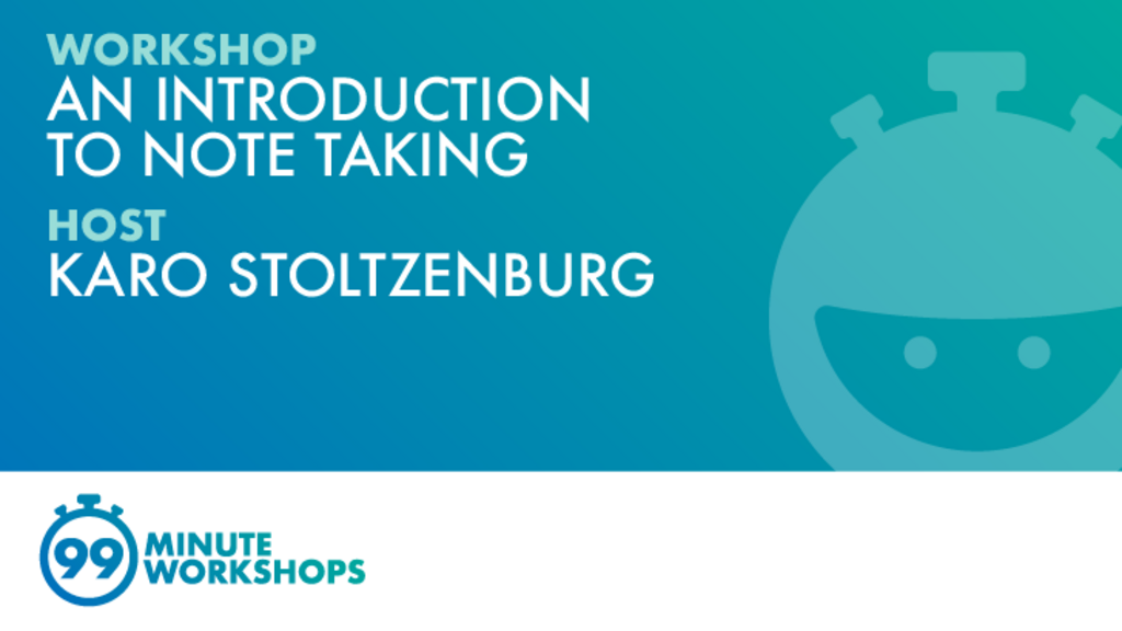 Essentials: An Introduction To Note Taking banner image