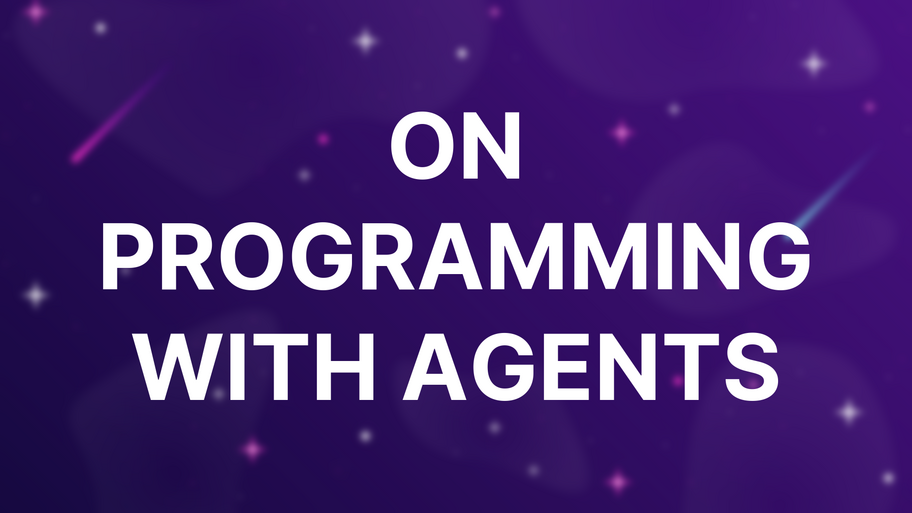 On Programming with Agents image