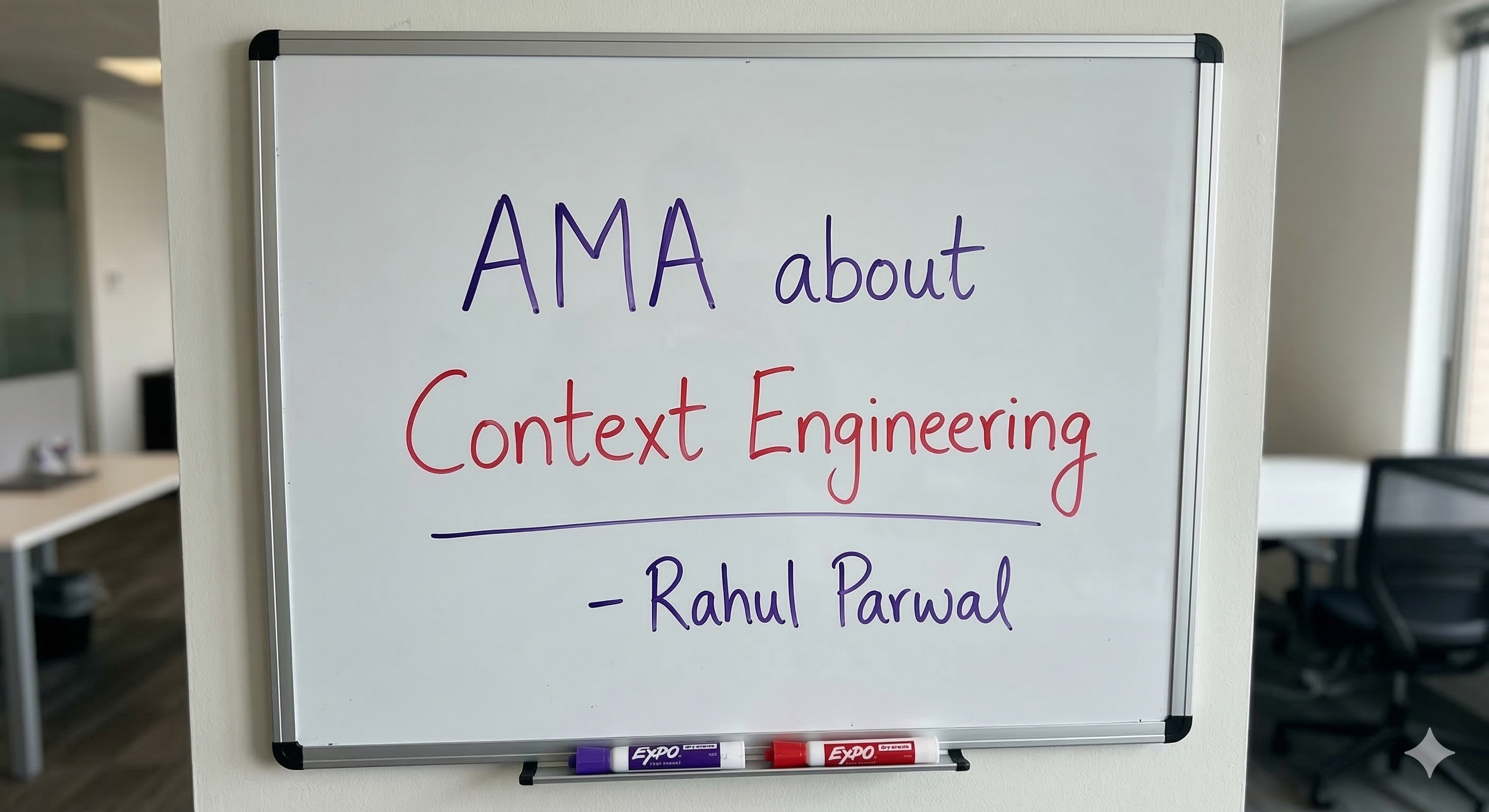AMA about Context Engineering

Rahul Parwal image