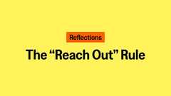 The "Reach Out" Rule image