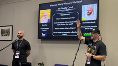 The other part of being a volunteer is that you miss such awesome sessions. I am sure it would have been really great! image