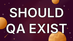 Should QA exist image