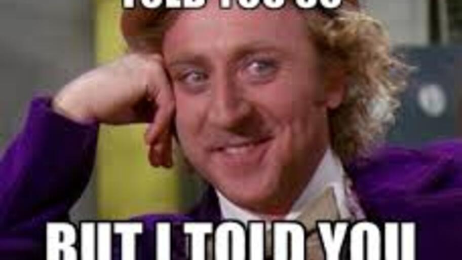 Hot take testers love and feel guilty about "I told you so" moments image