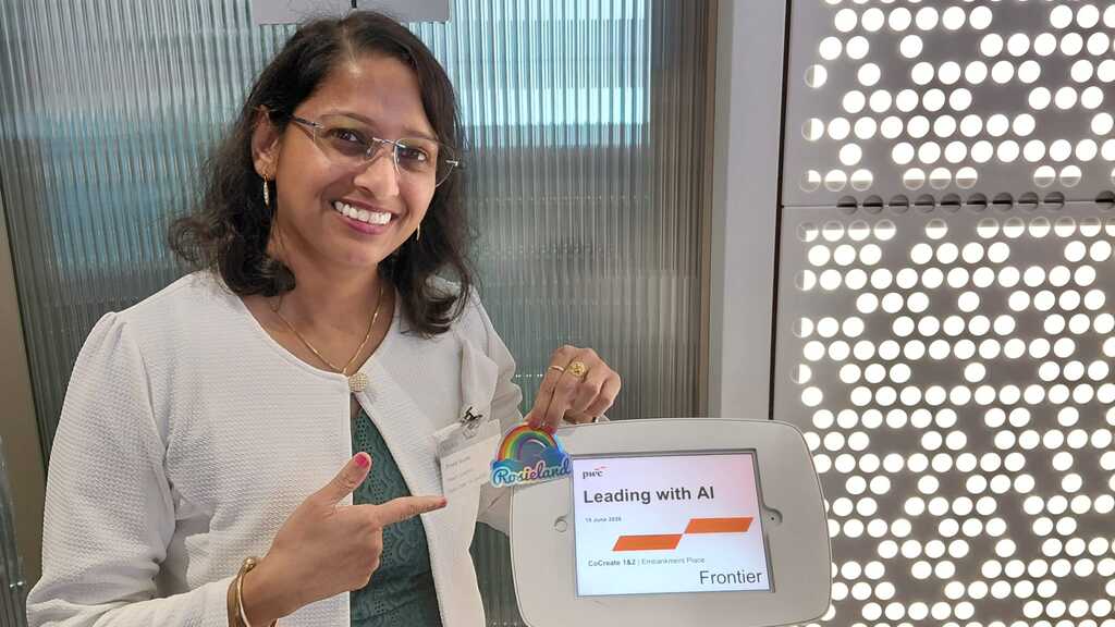 Grateful for the opportunity to speak at the Leading with AI event image