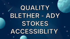 Quality Blether - Ady Stokes Accessiblity  image