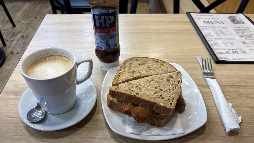Coffee and sandwich (Feeding with Quality) image