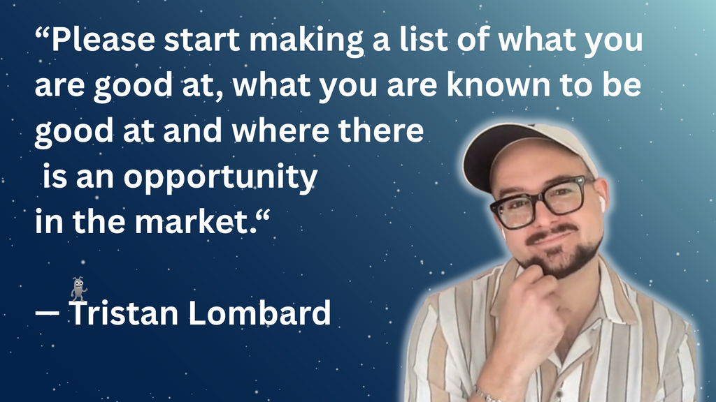 Please start making a list of what you are good at, what you are known to be good at and where there is an opportunit... image