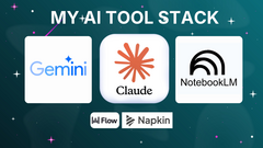 My AI tool stack image