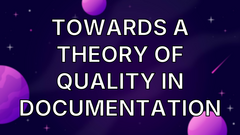 Towards a theory of quality in documentation image