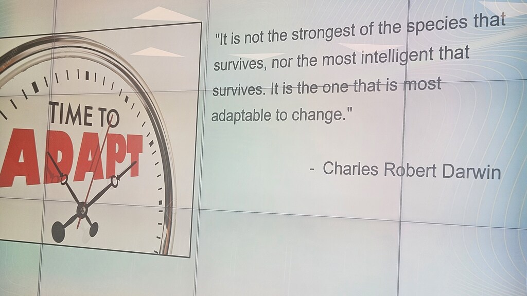 Time to adapt! image