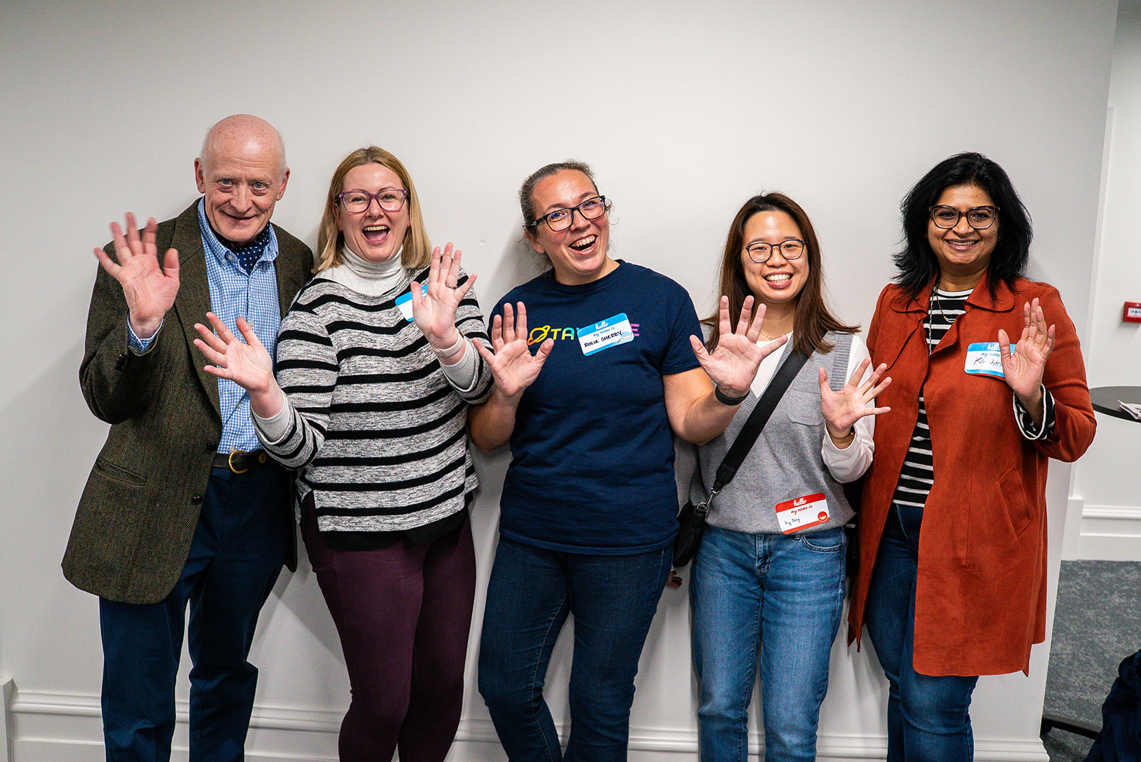 Making waves with Andrew Brown, Liz Daffen, Rosie Sherry, Ay Ping and Karishma Khaladkar.