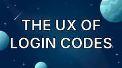 The UX of login codes image