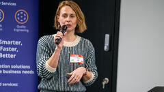 Nataliia Burmei talks for 99 seconds at MoT London  image