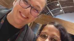 Selfie with Rosie - Always inspiring to meet you image