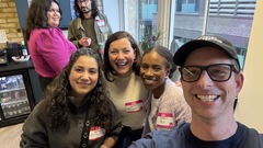 03/04/2025, London. I often feel awkward asking for a selfie as I don't know what the response will be. Fortunately, Tolu Thompson and Shneha Paudyal were in. And Tolu's colleague (sorry I didn't n... image