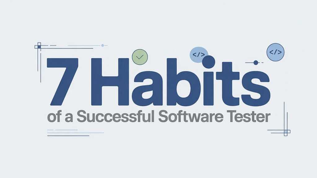 7 Habits of a Successful Software Tester (2025 Edition) image
