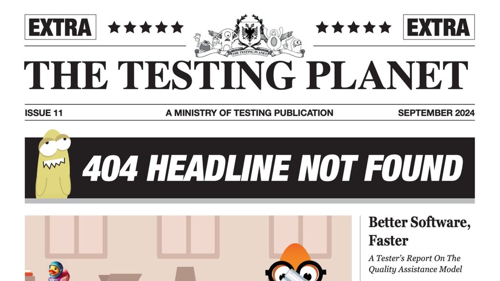 The Testing Planet — Issue 11 image