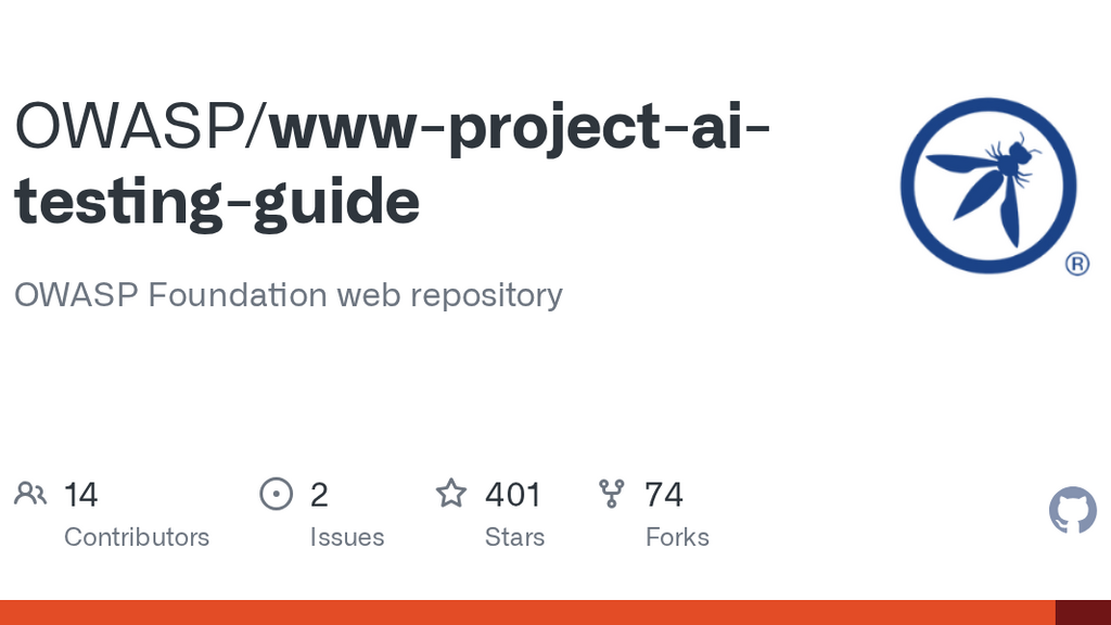 OWASP AI Testing Guide image
