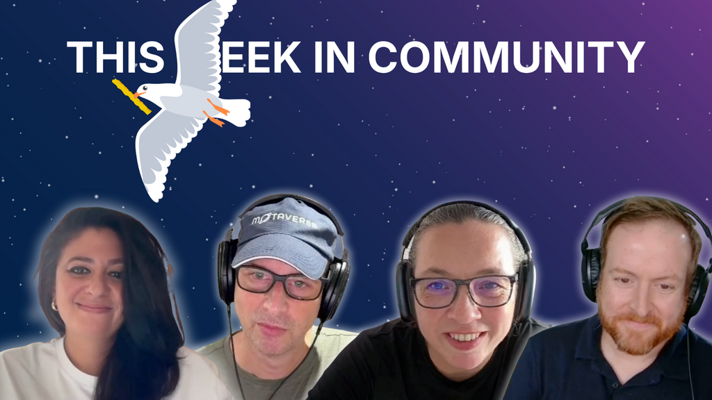 Isn't it great: community builders are educators and in-person events are back image