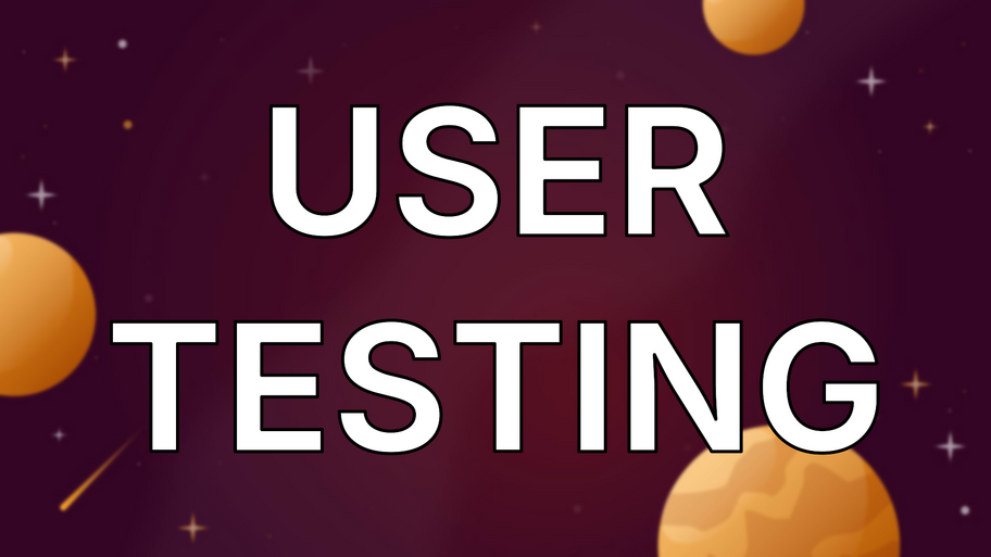 User testing image