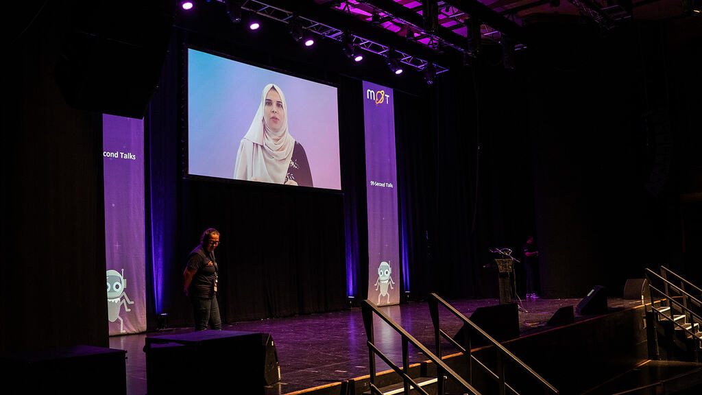 Mariem joined MoTaCon from a far image