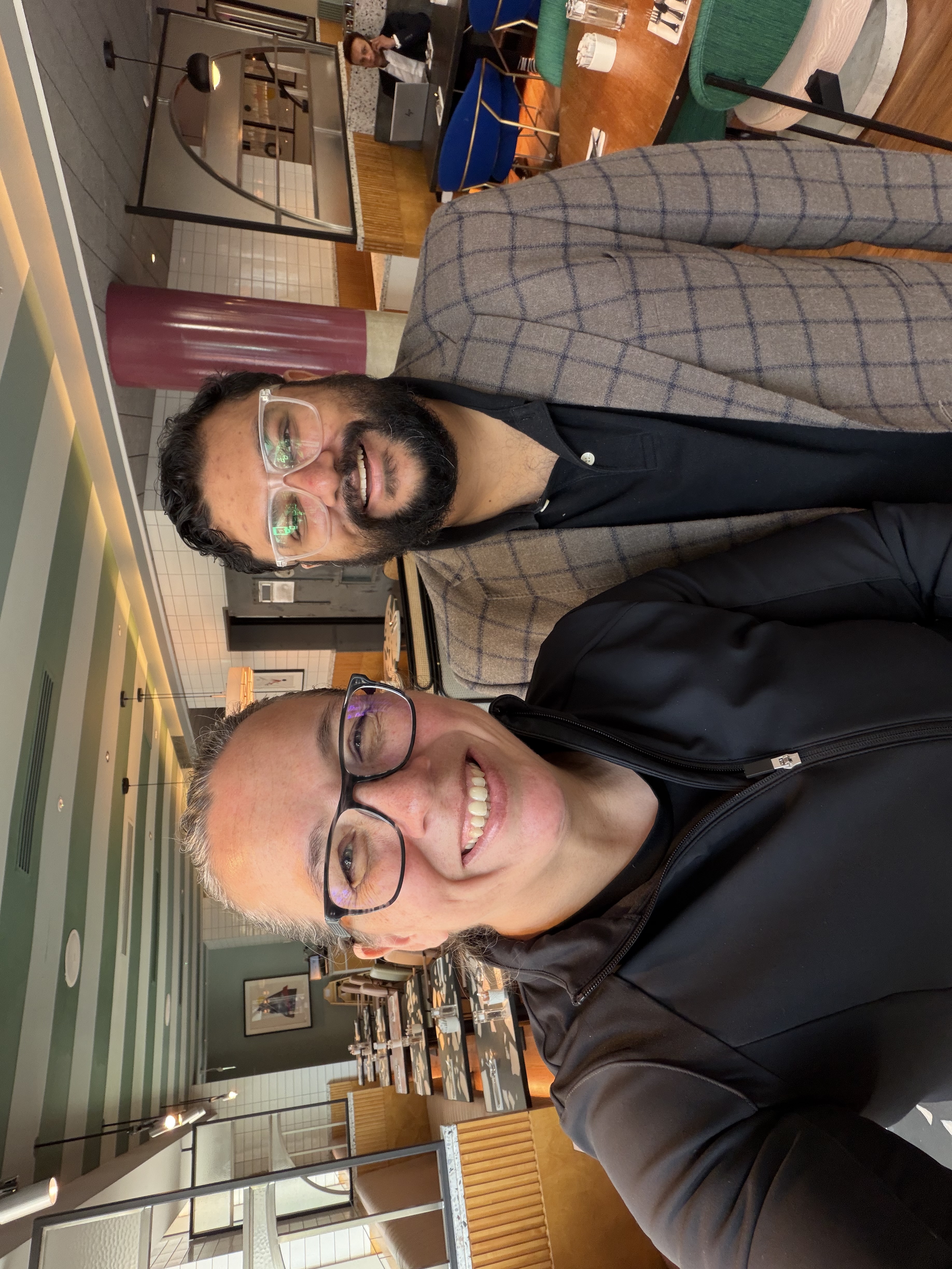 Rosie Sherry and Mudit Singh selfie image