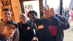 11/09/24 Brighton

The evening before Day 1 of TestBash 2024. I love this photo cos it captures the mild chaos of a busy social event. Often my favourite type of event photo. 😃 image