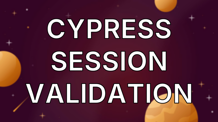 Cypress session validation image