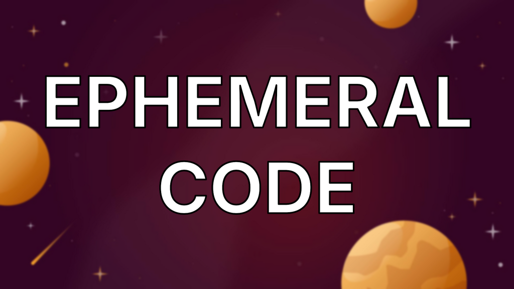 Ephemeral Code image