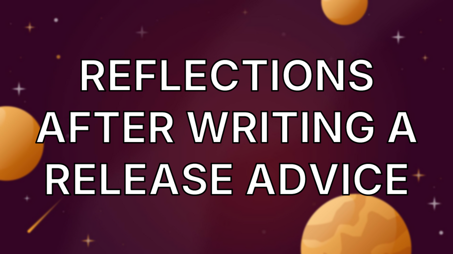 Reflections after writing a release advice image