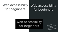 Accessibility for beginners with Elizabeth Fiennes image