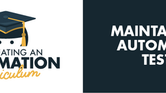 Share your experiences in maintaining automated tests by breaking down this task into the steps you need to take. image