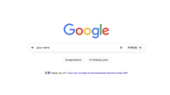 Google your name image