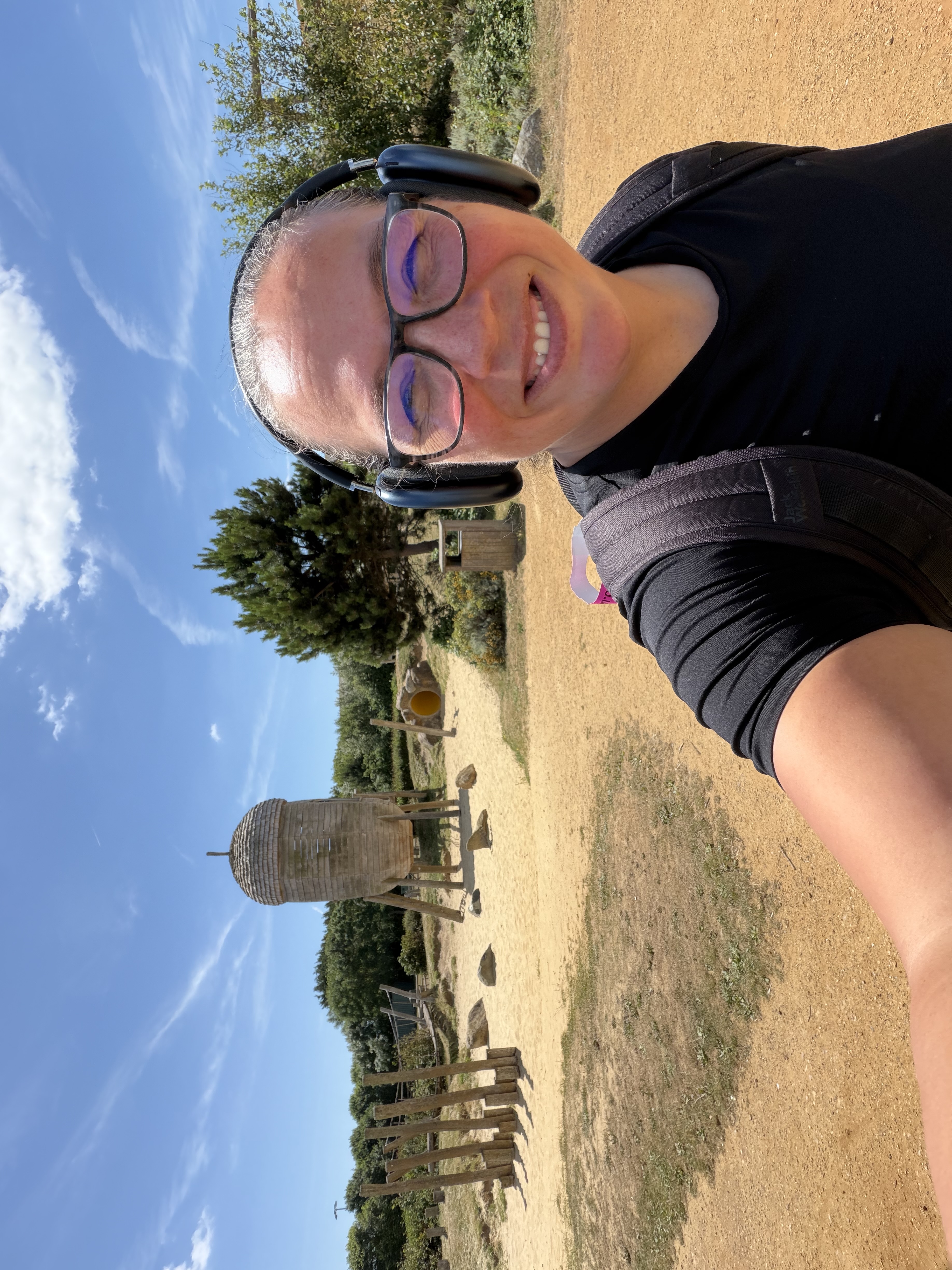 Selfie of content Rosie in a park  image