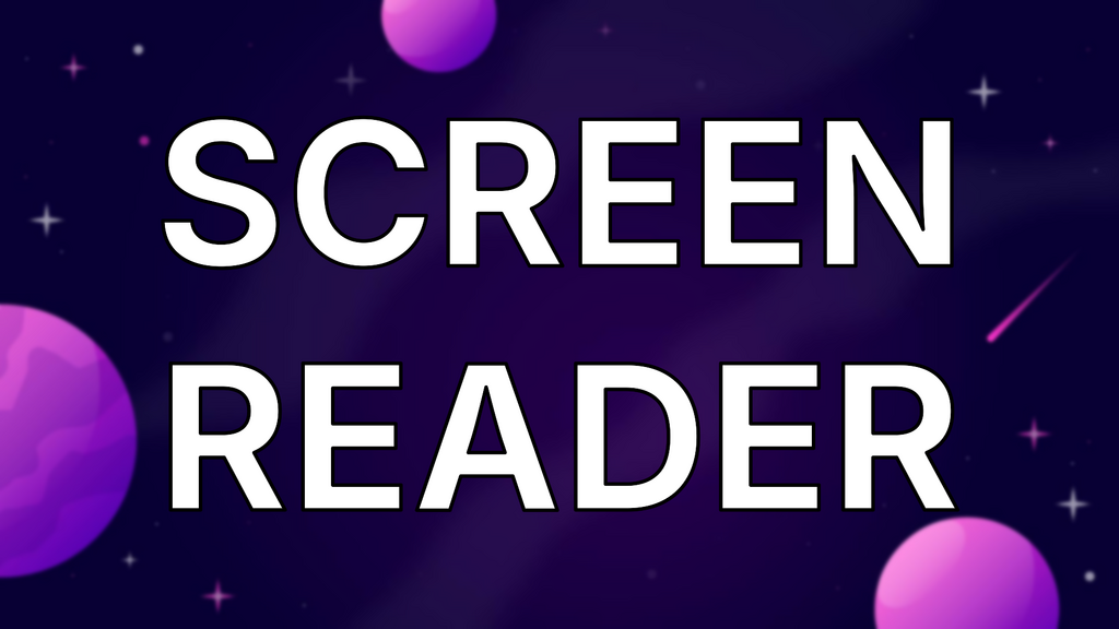 Screen reader image