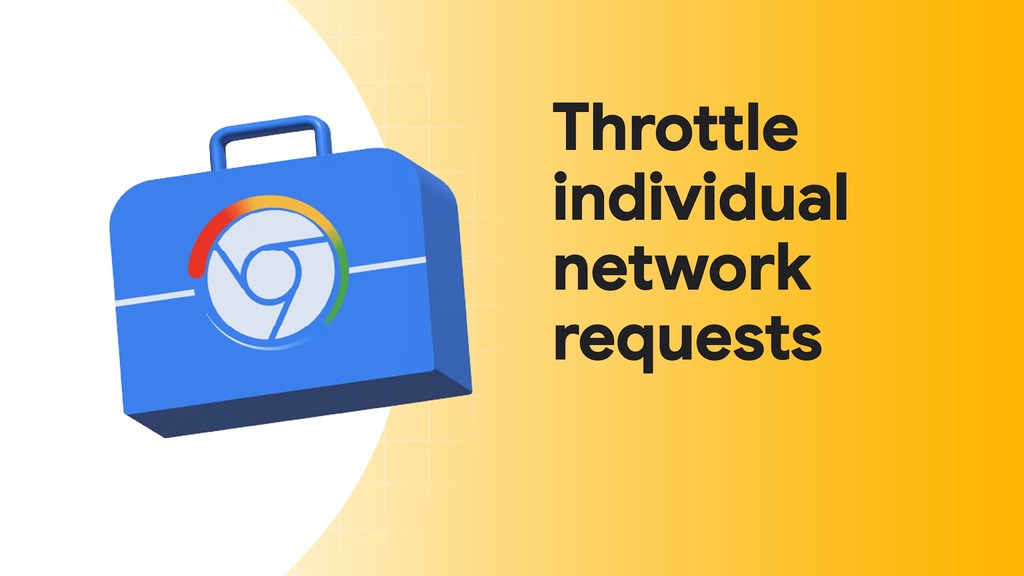 Throttle individual network requests image