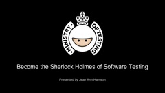 Become The Sherlock Holmes of Software Testing image