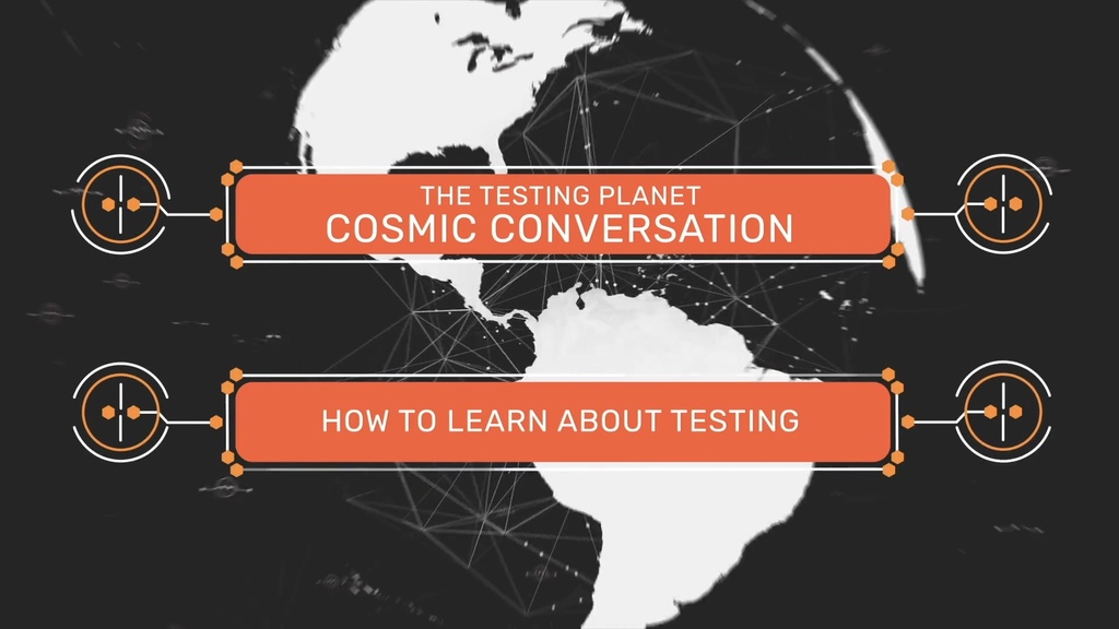 Cosmic conversation on how to learn about testing image