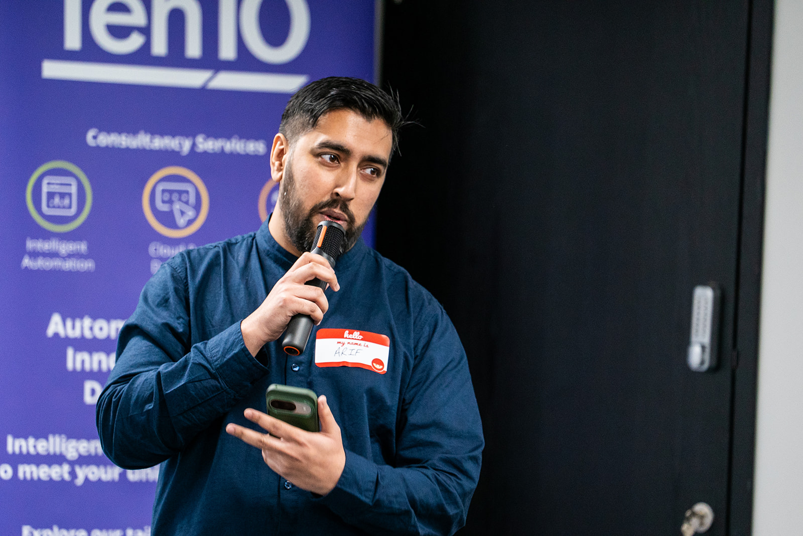 Mohammad Arif talks for 99 seconds at MoT London 
